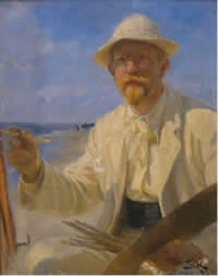 Autoportrait de Peder Severin Kroyer