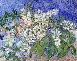 Branche de marronniers en fleur-Vincent Van Gogh